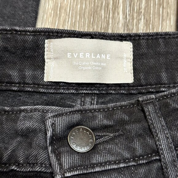Everlane Curvy Cheeky Jean Black Wash Size 26 Regular - Picture 4 of 7